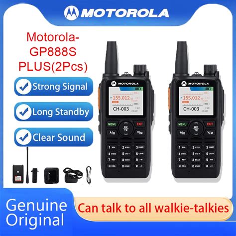 gp888|Motorola GP888 Plus 18 Watts Walkie Talkie Longe Range 20KM .